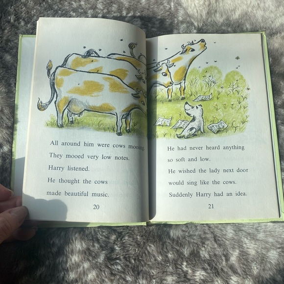 Vintage 1st Edition 1960 hardcover book Harry and the Lady Next Door -Gene Zion - Picture 9 of 10